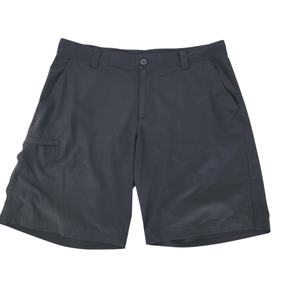 Columbia Men's Black Flat Front Shorts 38